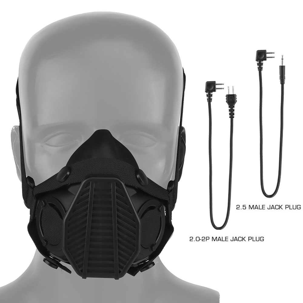 Respirator Half Face - Special Tactical Respirator Gas Mask Communication