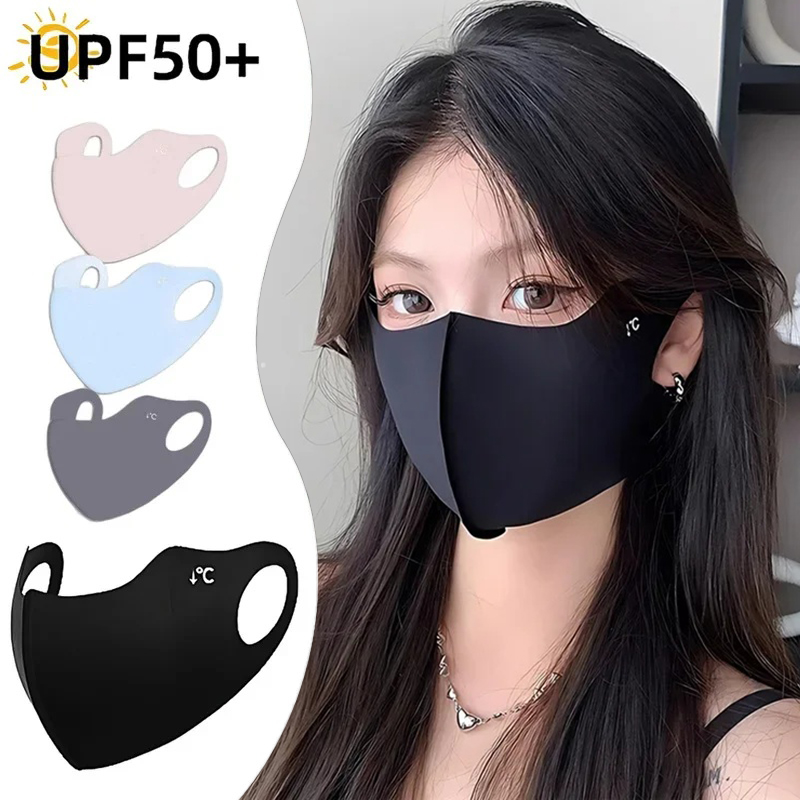 1/2/4pcs UV Protection Face Ma - Cloth Face Mask Washable ulasan dan harga