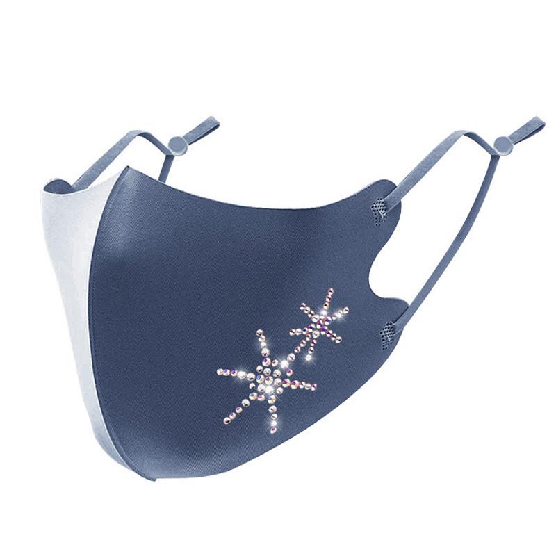Women's Sparkling Rhinestone F - Cloth Face Mask Washable ulasan dan harga