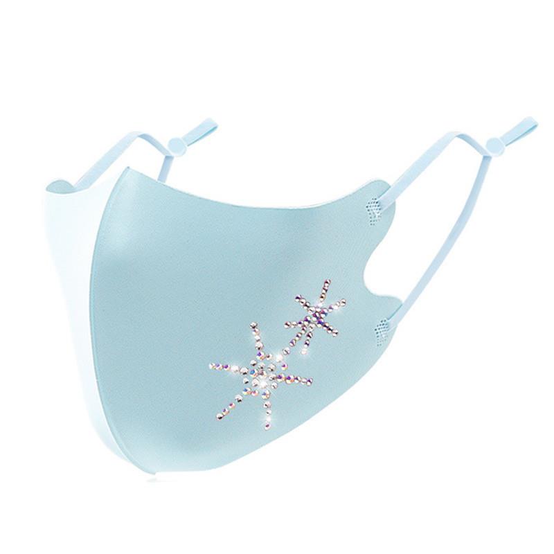 Women's Sparkling Rhinestone F - Cloth Face Mask Washable ulasan dan harga