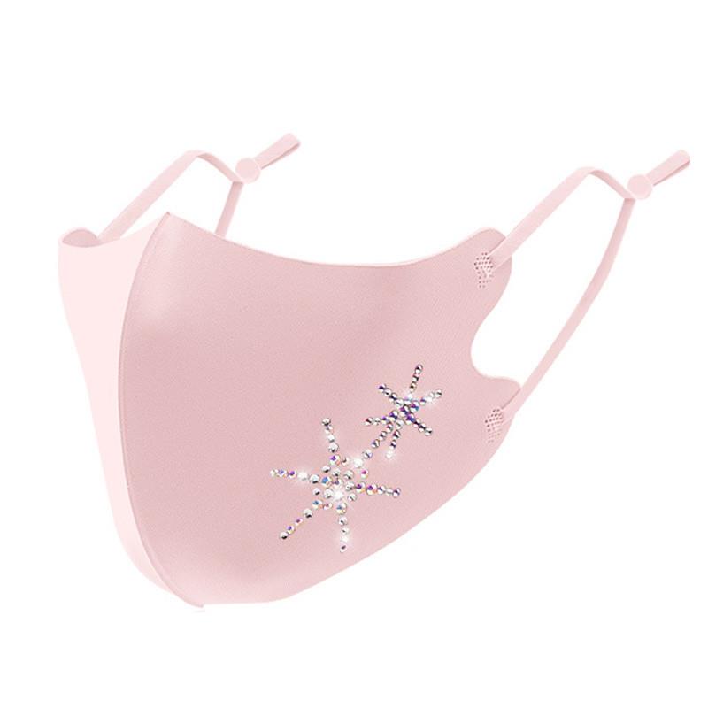 Women's Sparkling Rhinestone F - Cloth Face Mask Washable ulasan dan harga