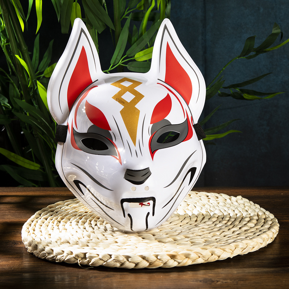 Fox Mask Japanese Cosplay Mask - Respirator Half Face ulasan dan harga