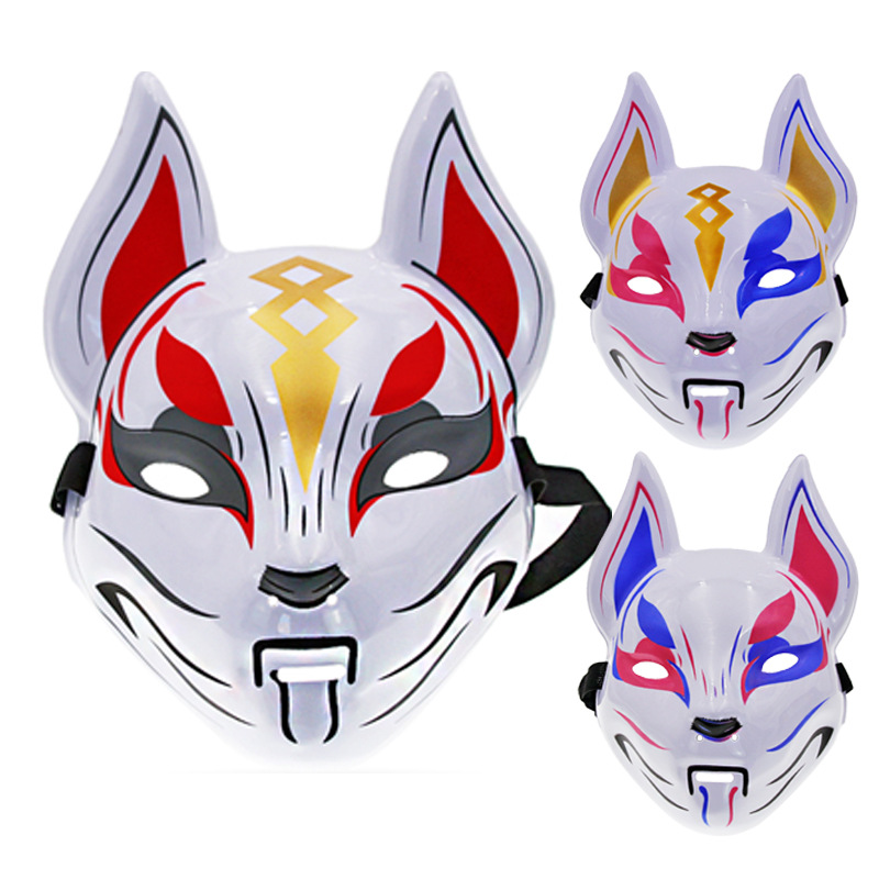 Fox Mask Japanese Cosplay Mask - Respirator Half Face ulasan dan harga